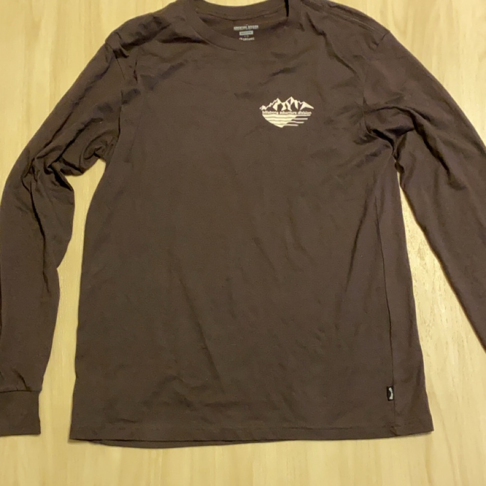 Billabong Men's Long-Sleeve Mountain Graphic Tee - Brown
